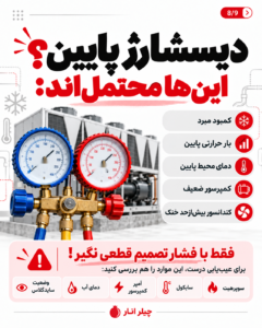 دلایل احتمالی دیسشارژ پایین